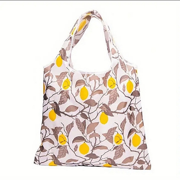 NIP lemon patterned large capacity tote/shopping bag - Picture 2 of 2